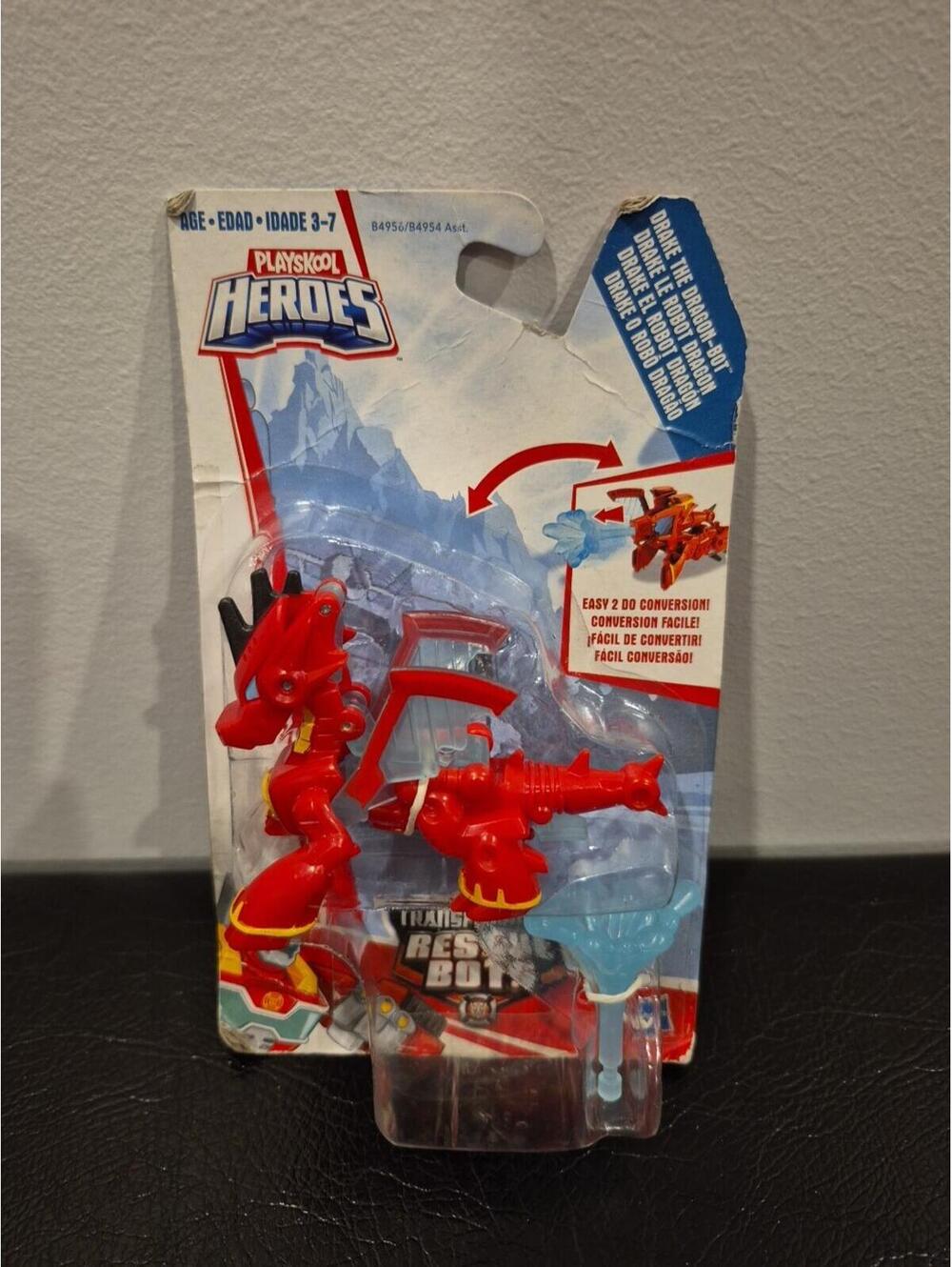Transformers Drake The Dragon-Bot With Water Accessory Rescue Bots 2016 Mini Con